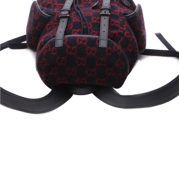 Gucci like new navy and red backpack main image 4